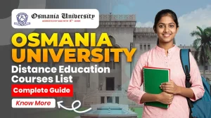 Osmania University Distance Education Courses List