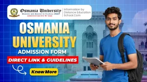 Osmania University Admission Form