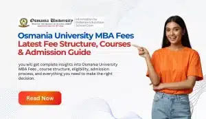 Osmania University MBA Fees