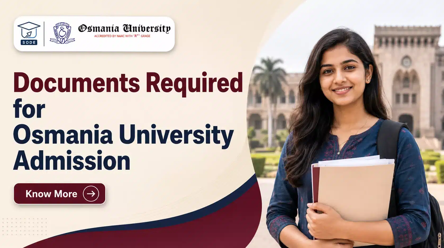 Documents Required for Osmania University Admission