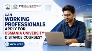 Osmania University Distance Courses for working professionals through PGRRCDE